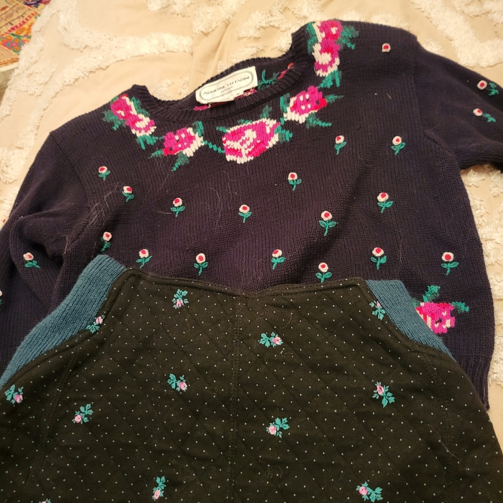 Vintage Adrienne vittadini sport set